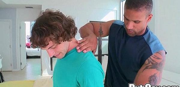  School Boy Gets Massage On Rub gay